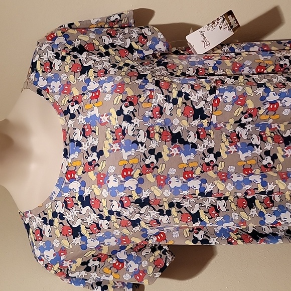 LulaROE DISNEY MICKEY MOUSE PULLOVER CARLY DRESS - Picture 2 of 10